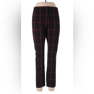 Ann Taylor Navy and Red plaid Aubrey pants, sz 10
